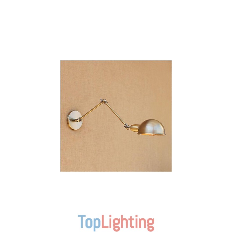 Modern Contemporary Retro Electroplated Feature for Swing Arm Eye Protection Ambient Light