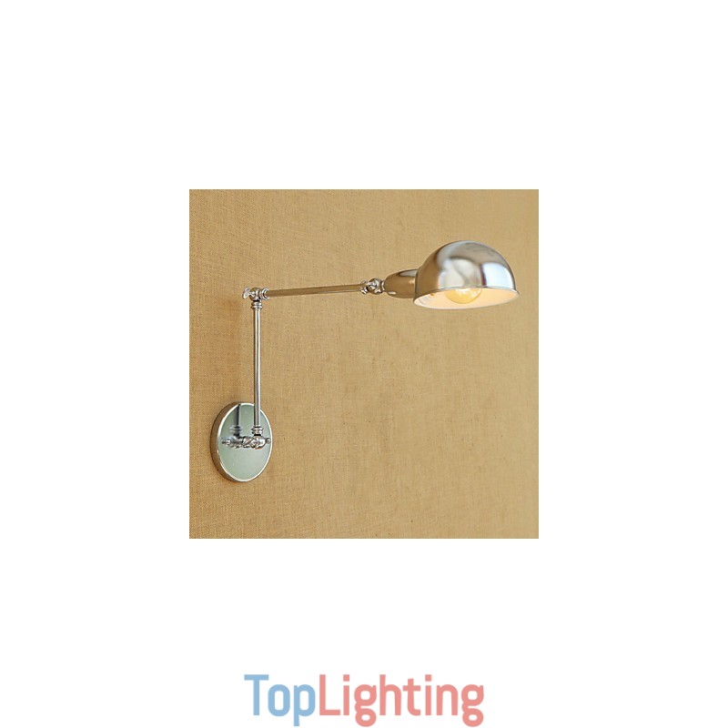 Modern Contemporary Retro Electroplated Feature for Swing Arm Eye Protection Ambient Light