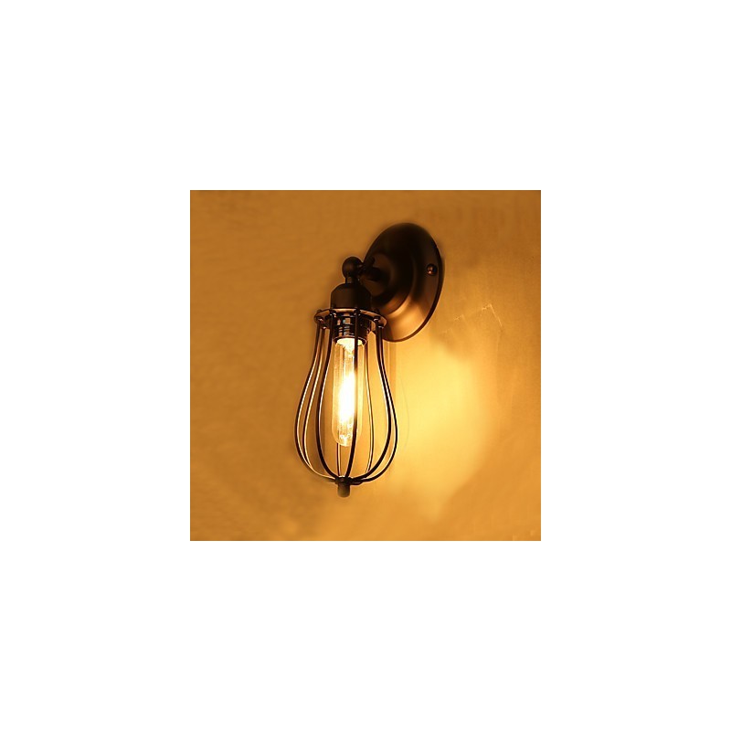 Traditional Classic Rustic Lodge Country Painting Feature for Swing Arm Ambient Light Wall Sconces Wall Light