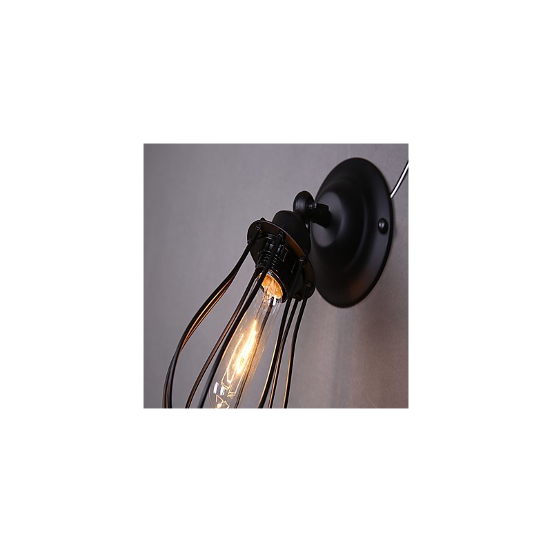 Traditional Classic Rustic Lodge Country Painting Feature for Swing Arm Ambient Light Wall Sconces Wall Light