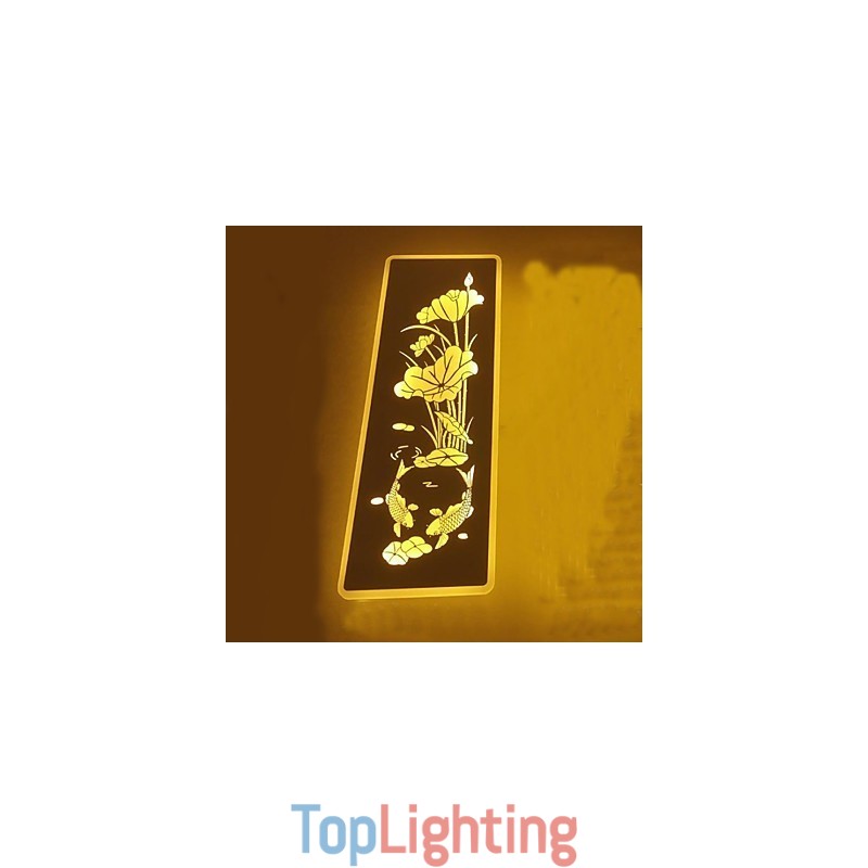 Integrated Modern Contemporary Modern Comtemporary Painting Feature for Ambient Light Wall Sconces