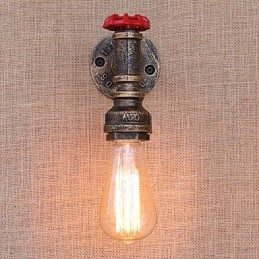 Country Retro Painting Feature for Mini Style Ambient Light Wall Sconces Wall Light