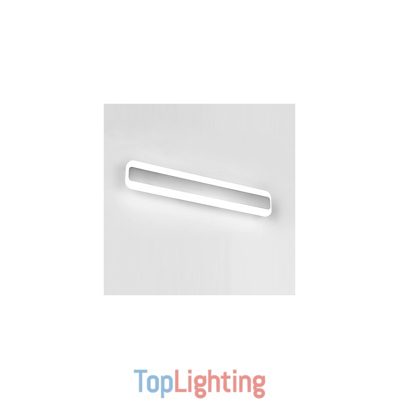Integrated Modern Contemporary Chrome Feature for Ambient Light Bathroom Lighting Wall Light