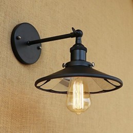 Country Retro Painting Feature for Mini Style Ambient Light Wall Sconces Wall Light