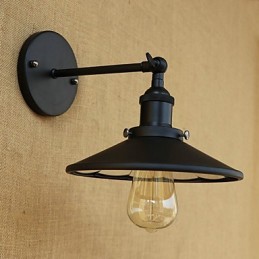 Country Retro Painting Feature for Mini Style Ambient Light Wall Sconces Wall Light