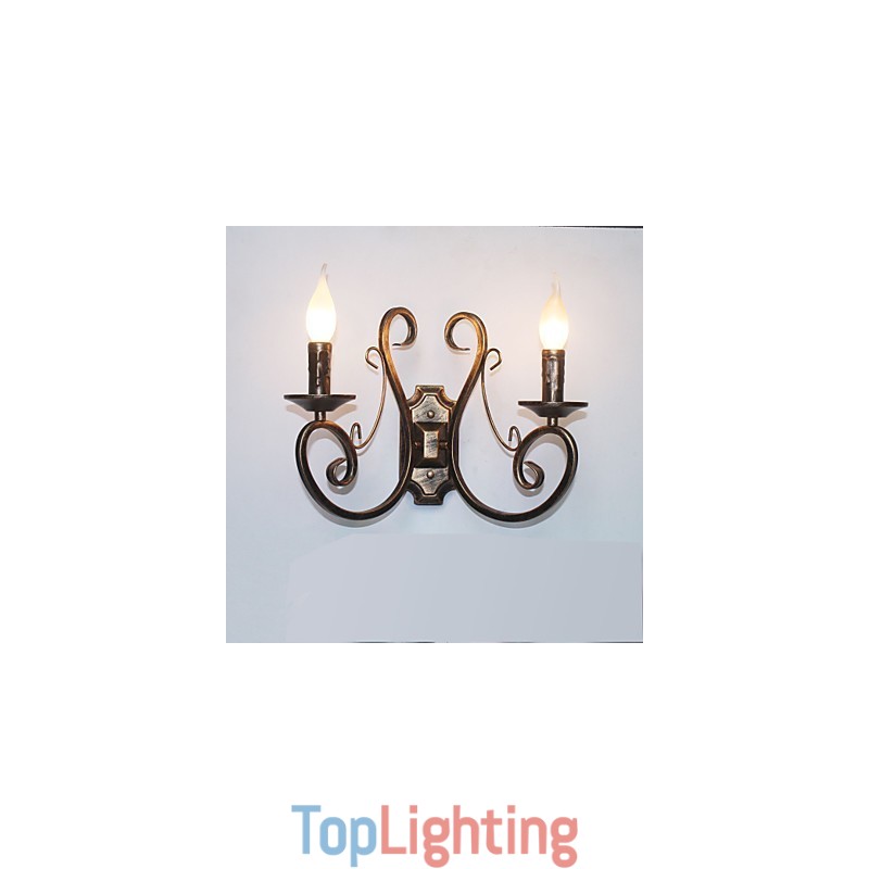 New Retro Attic American Style Retro Wall Lamp Bedroom Lamp Wall Lamp Candle Lamp