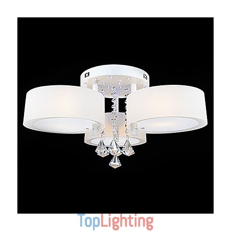 Modern Contemporary Crystal Painting Metal Flush Mount Modern Contemporary Crystal Painting Metal Flush Mount