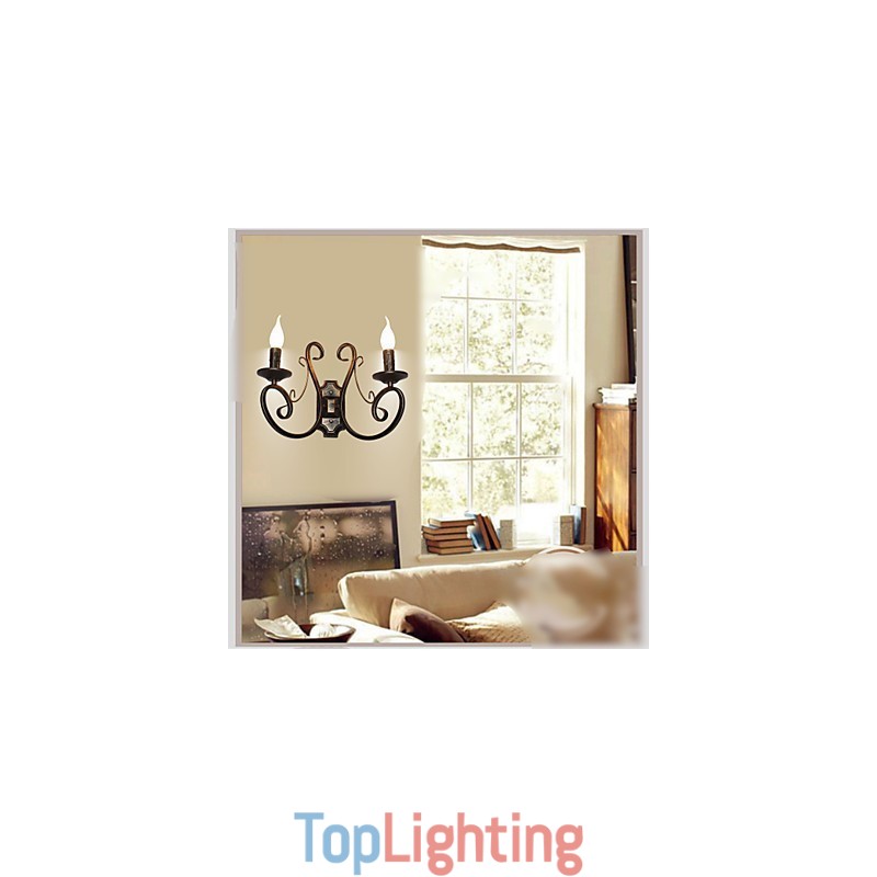 New Retro Attic American Style Retro Wall Lamp Bedroom Lamp Wall Lamp Candle Lamp