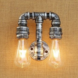 Country Retro Painting Feature for Swing Arm Ambient Light Wall Sconces Wall Light