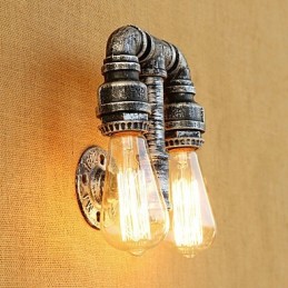 Country Retro Painting Feature for Swing Arm Ambient Light Wall Sconces Wall Light