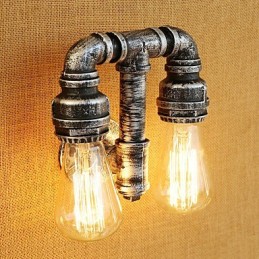 Country Retro Painting Feature for Swing Arm Ambient Light Wall Sconces Wall Light