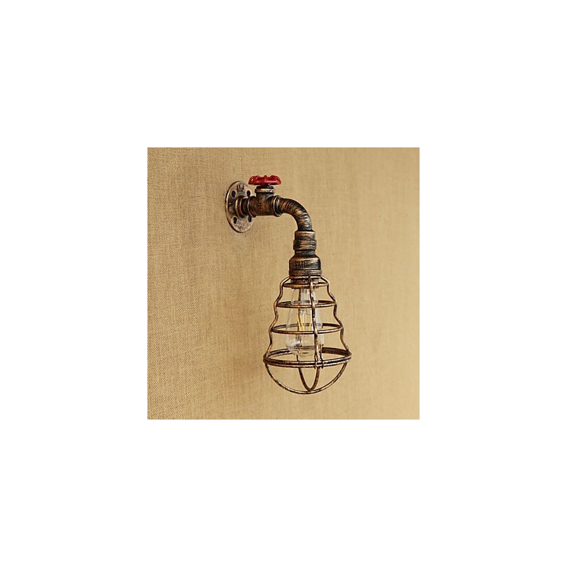 Country Retro Painting Feature for Mini Style Ambient Light Wall Sconces Wall Light
