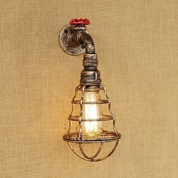 Country Retro Painting Feature for Mini Style Ambient Light Wall Sconces Wall Light