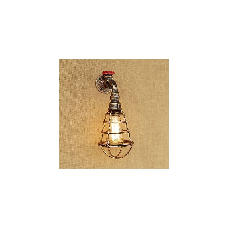 Country Retro Painting Feature for Mini Style Ambient Light Wall Sconces Wall Light