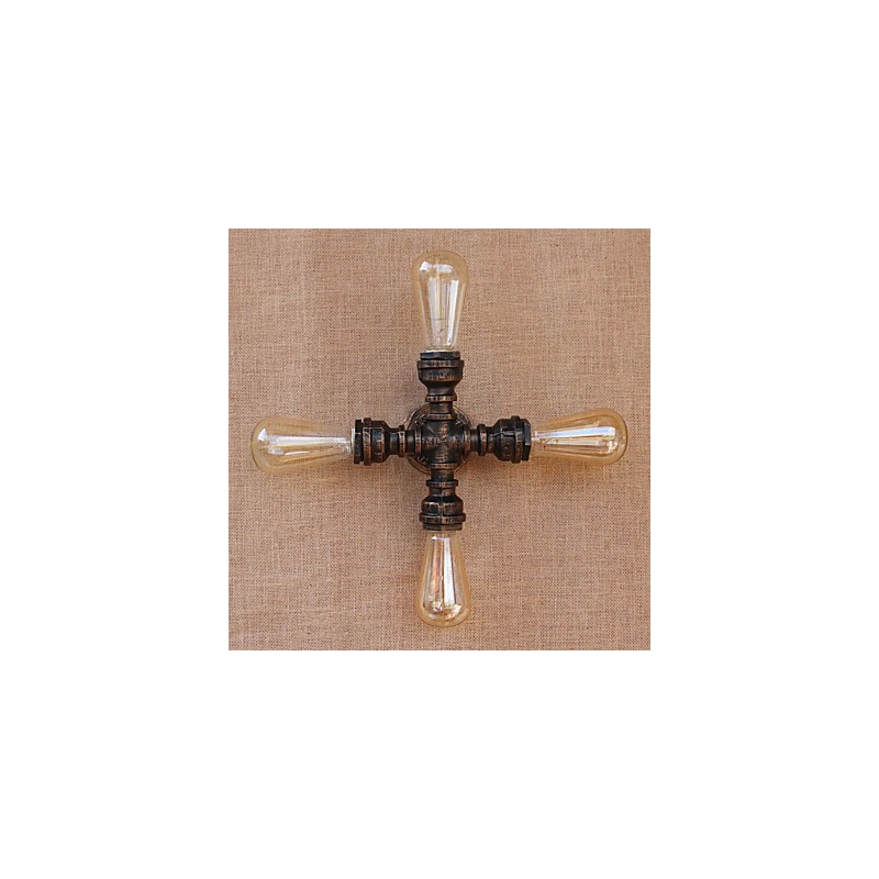 Country Retro Painting Feature for Mini Style Swing Arm Included Ambient Light Wall