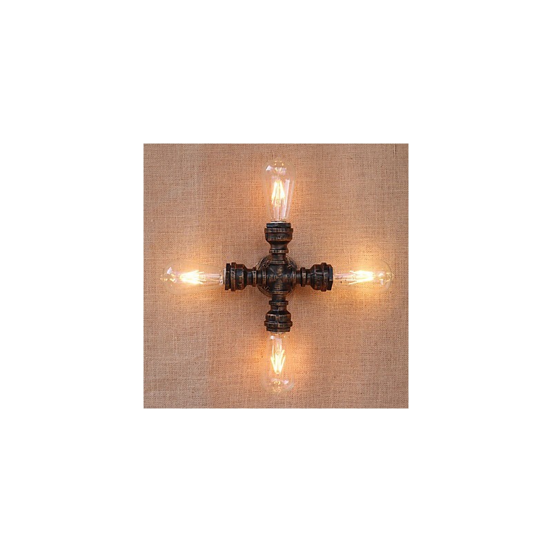 Country Retro Painting Feature for Mini Style Swing Arm Included Ambient Light Wall