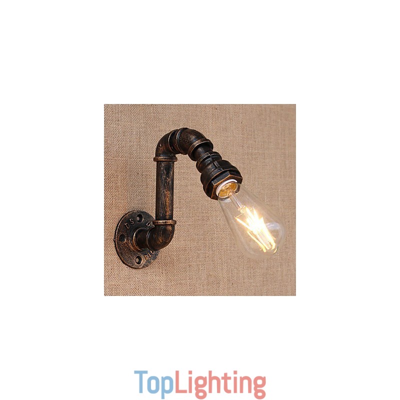 Country Retro Painting Feature for Mini Style Swing Arm Ambient Light Wall Sconces