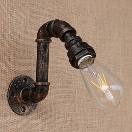 Country Retro Painting Feature for Mini Style Swing Arm Ambient Light Wall Sconces