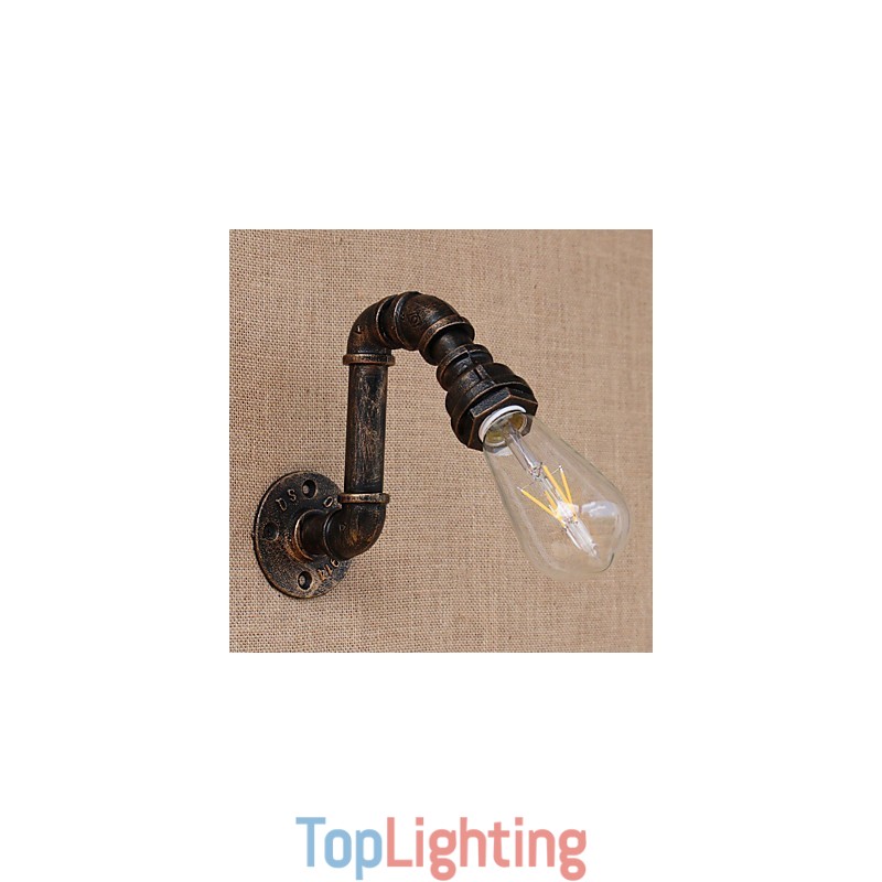 Country Retro Painting Feature for Mini Style Swing Arm Ambient Light Wall Sconces