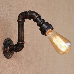 Country Retro Painting Feature for Mini Style Swing Arm Ambient Light Wall Sconces