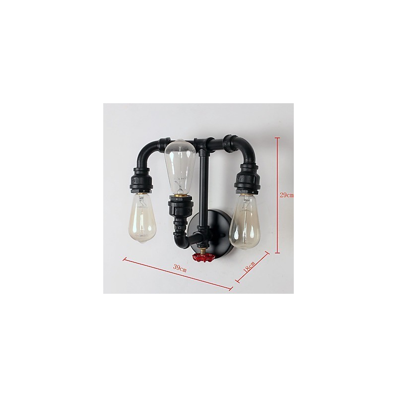 Rustic Lodge Modern Contemporary Country Retro Painting Feature for Mini Style Uplight Wall Sconces