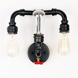 Rustic Lodge Modern Contemporary Country Retro Painting Feature for Mini Style Uplight Wall Sconces