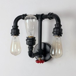 Rustic Lodge Modern Contemporary Country Retro Painting Feature for Mini Style Uplight Wall Sconces