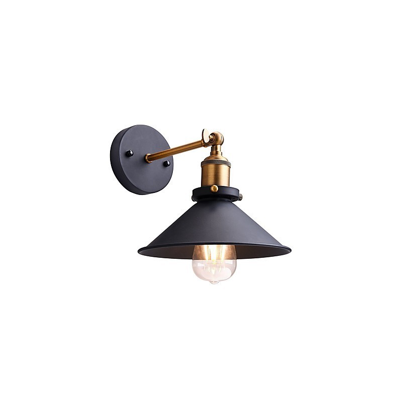 2 pcs Metal Wall Sconces Industrial Wall Light Vintage Edison Simplicity Lamp for Cafe Club Bar Lighting