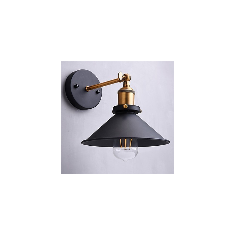 2 pcs Metal Wall Sconces Industrial Wall Light Vintage Edison Simplicity Lamp for Cafe Club Bar Lighting