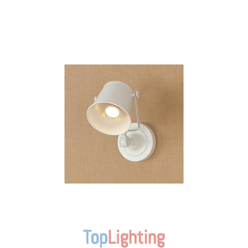 Painted Steel Wall Lamp Dumb Black American Coffee Decoration Retro Wall Light Lightsaber Lamp On Wall