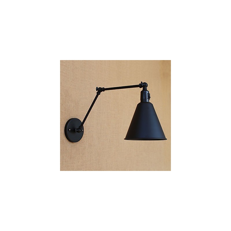 Country Retro Painting Feature for Mini Style Swing Arm Eye Protection Downlight Swing Arm Lights