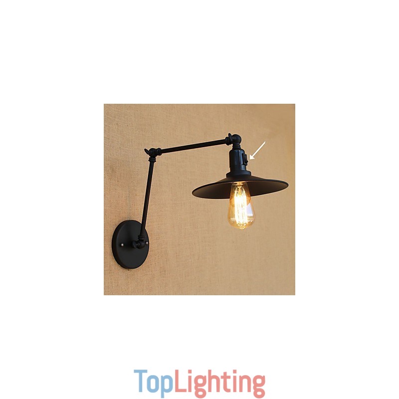 Vintage Country Painting Feature for Mini Style Swing Arm Swing Arm Swing Arm Lights