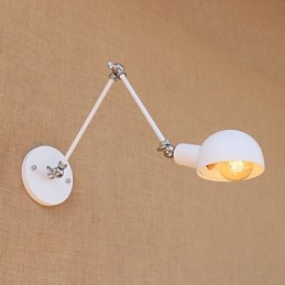 Vintage Country Painting Feature for Mini Style Swing Arm Eye Protection Ambient Light Swing Arm LightsWall