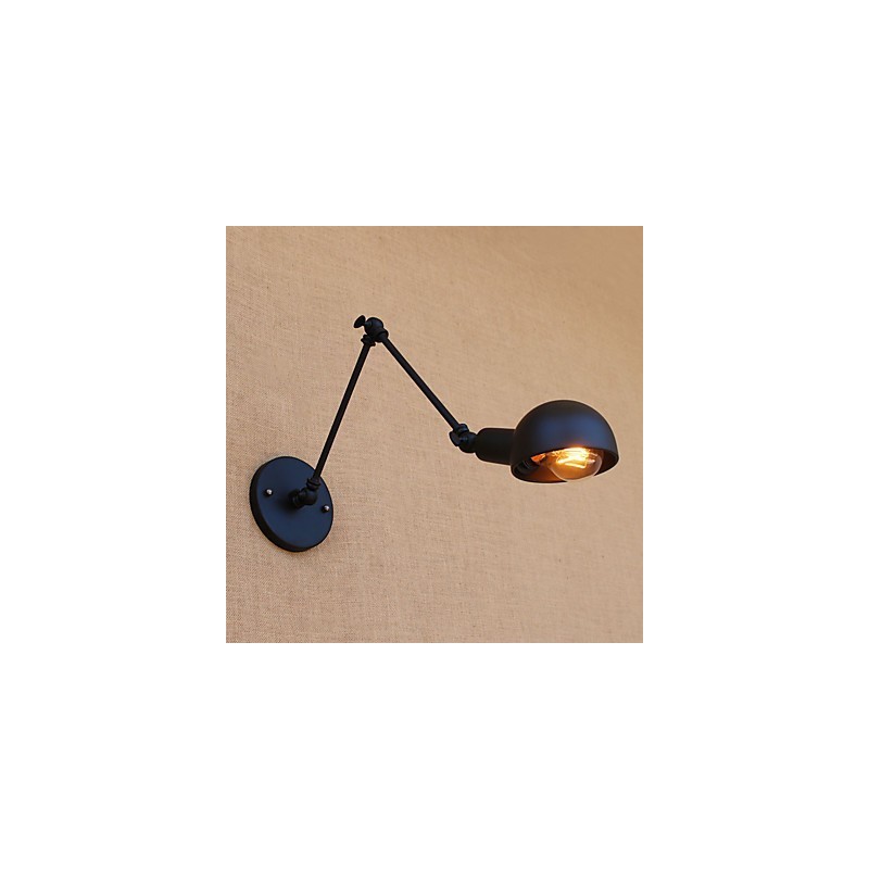 Vintage Country Painting Feature for Mini Style Swing Arm Eye Protection Ambient Light Swing Arm LightsWall