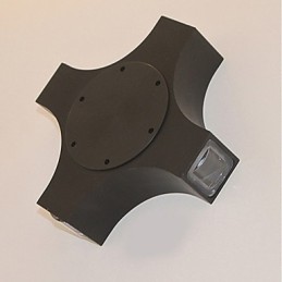 Integrated Simple Novelty Country Feature for Eye Protection Ambient Light Wall Sconces Cross Star Outdoor Waterproof Courtyard Wall Lamp