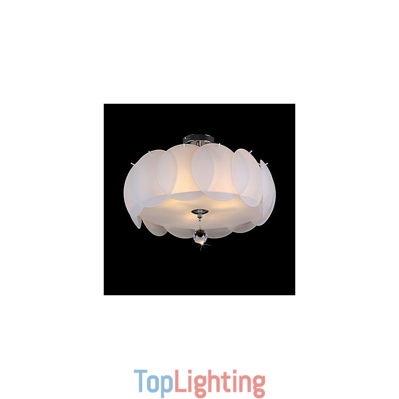 3 Light Glass Chandelier Modern Pendant Light Family