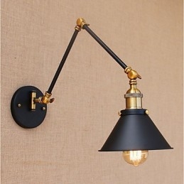 Vintage Country Electroplated Feature for Mini Style Swing Arm Eye Protection Downlight Swing Arm Lights