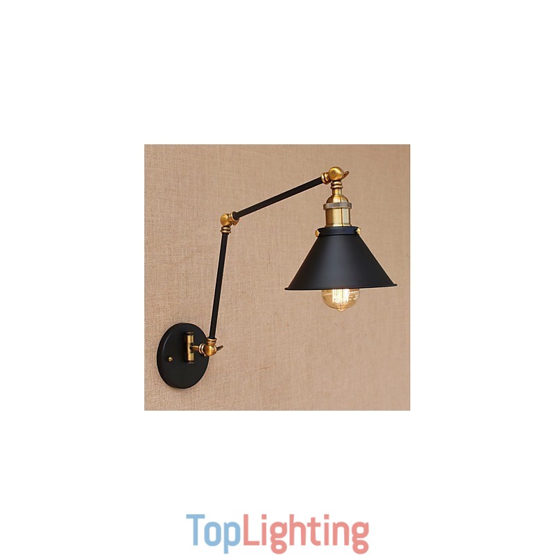 Vintage Country Electroplated Feature for Mini Style Swing Arm Eye Protection Downlight Swing Arm Lights