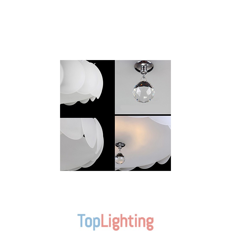 3 Light Glass Chandelier Modern Pendant Light Family