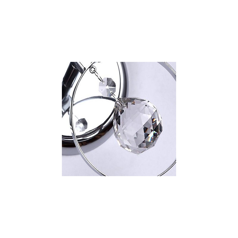 Crystal Modern Contemporary Electroplated Feature Uplight Wall Sconces Wall Light