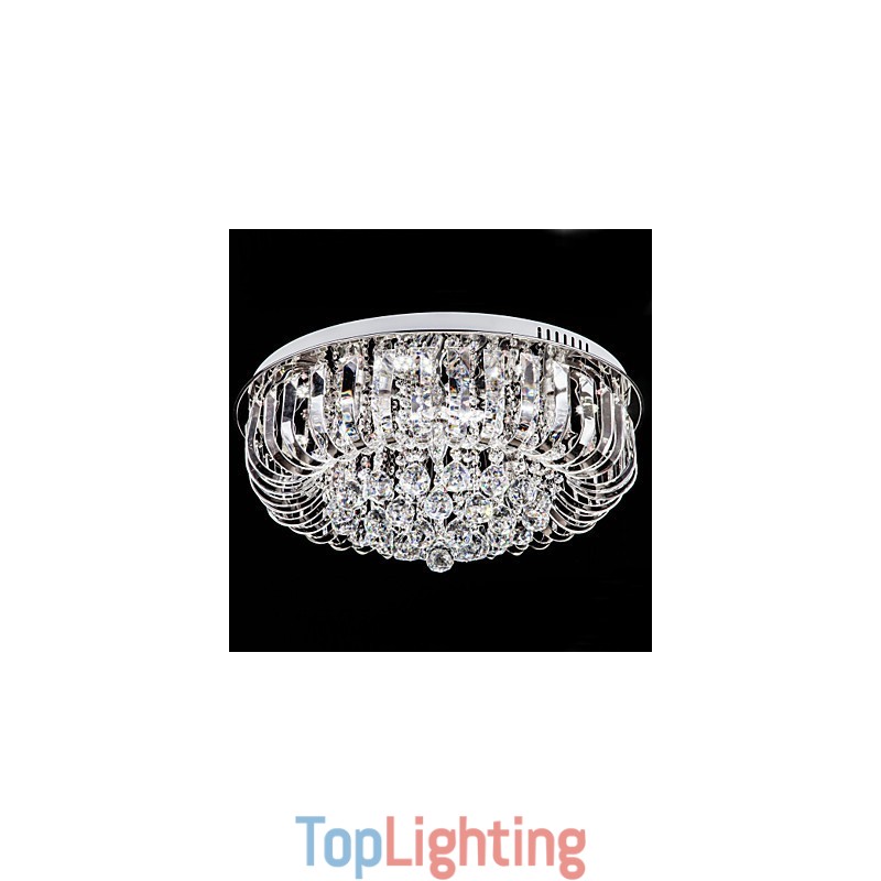 Flush Mount Crystal Traditional Classic Metal
