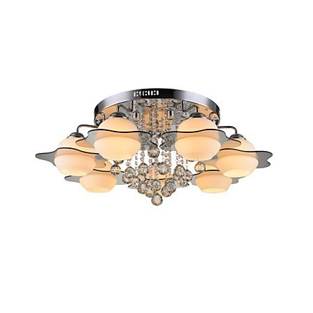 Remoter Control 7 Lights with Blue Redss Modern Ceiling Light Flush Mount Remoter Control 7 Lights with Blue Redss Modern Ceiling Light Flush Mount
