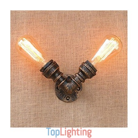 Nostalgia Simple Water Pipe Decorative Small Wall Lamp Wall Light Nostalgia Simple Water Pipe Decorative Small Wall Lamp Wall Light