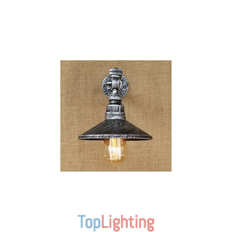 Rustic Lodge Painting Feature for Ambient Light Wall Sconces Wall Light Silver