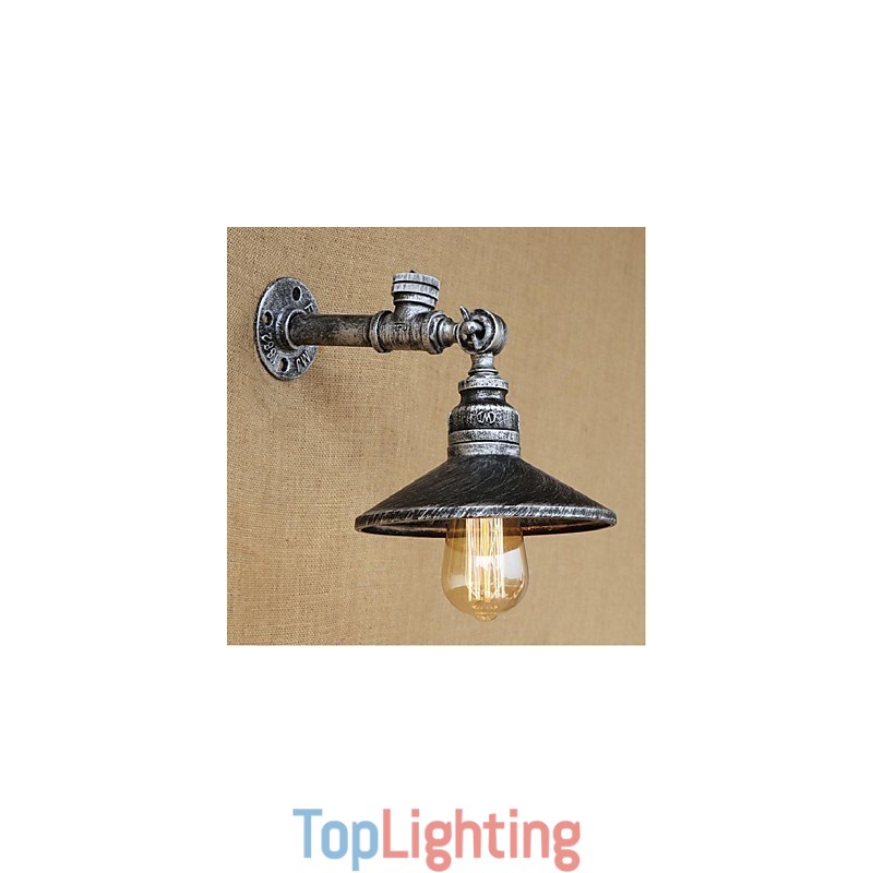 Rustic Lodge Painting Feature for Ambient Light Wall Sconces Wall Light Silver
