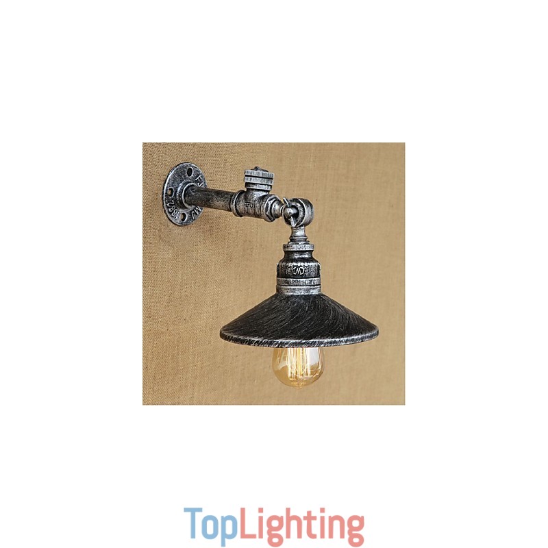 Rustic Lodge Painting Feature for Ambient Light Wall Sconces Wall Light Silver