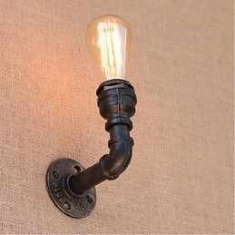 Nostalgia Simple Water Pipe Decorative Small Wall Lamp Wall Light