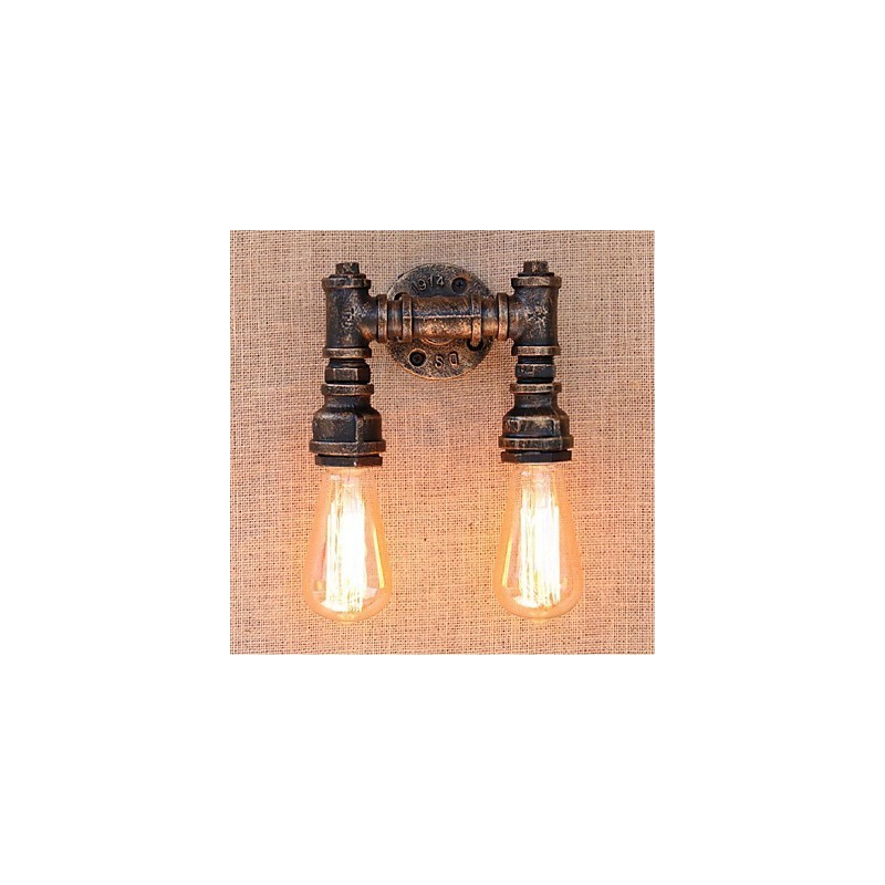 Nostalgia Simple Water Pipe Decorative Small Wall Lamp Wall Light