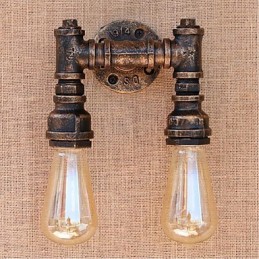 Nostalgia Simple Water Pipe Decorative Small Wall Lamp Wall Light
