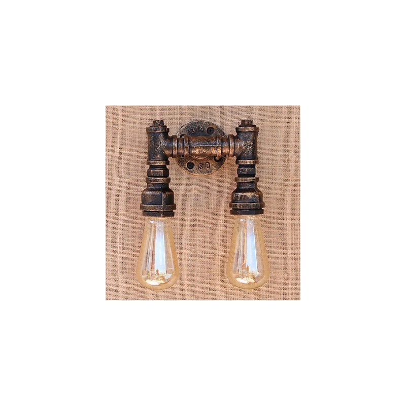 Nostalgia Simple Water Pipe Decorative Small Wall Lamp Wall Light
